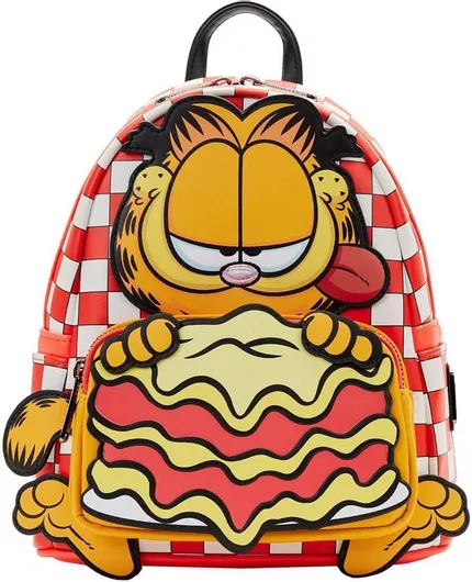 Παιδική Τσάντα Πλάτης Loungefly Garfield Loves Lasagna 23x12x27cm Πολύχρωμο