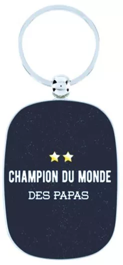 Μπρελόκ Derriere La Porte Champion Du Monde Des Papas Μεταλλικό Epoxy P003-me10940
