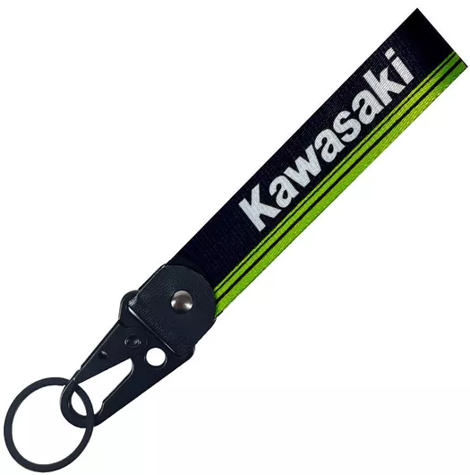 Μπρελόκ Carabiner Υφασματινο Διπλης Οψης Kawasaki