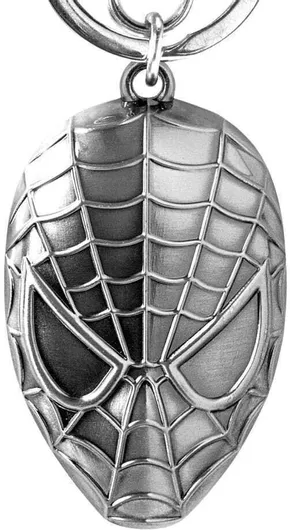 Marvel Metal Keychain Spider Man Head