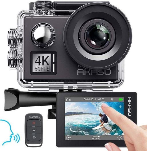 Action Camera Akaso V50 Elite 4K Ultra HD Υποβρύχια με Θήκη με Οθόνη 2" Μαύρο
