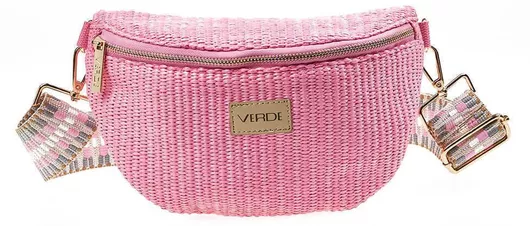 Γυναικεία Τσάντα Χιαστί Verde Μέσης Ροζ