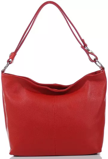 Γυναικεία Τσάντα Ώμου Passaggio Leather Δερμάτινη Κόκκινη