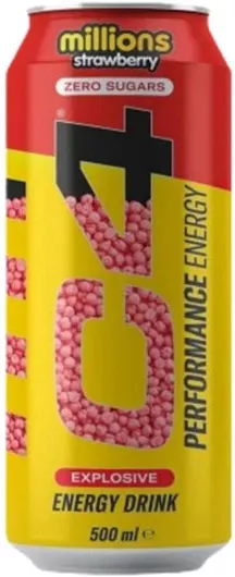 Αναψυκτικό Cellucor C4 Performance Energy Drink | Zero Sugars [500 Ml] Φράουλα