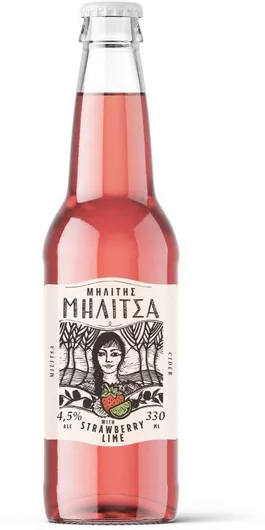 Μπύρα Μηλίτσα - Μηλίτης Φράουλα & Lime 330ml