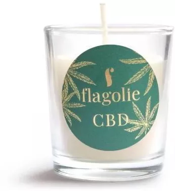 Αρωματικό Κερί Flagolie Σόγιας σε Βάζο 70gr Λευκό