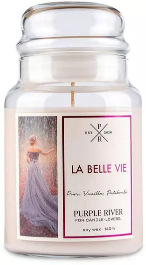 Αρωματικό Κερί Σόγιας 623gr Purple River Purple