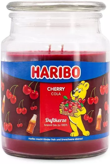 Αρωματικό Κερί Haribo σε Βάζο με Άρωμα Κεράσι 510gr