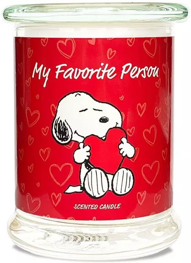Αρωματικό Κερί Peanuts Snoopy and Woodstock My Favorite Person σε Βάζο 250gr