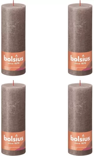 vidaXL Διακοσμητικό Κερί 6.8x19εκ. 4τμχ