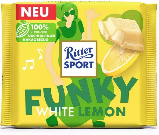 Σοκολάτα Ritter Sport Λευκή 100gr