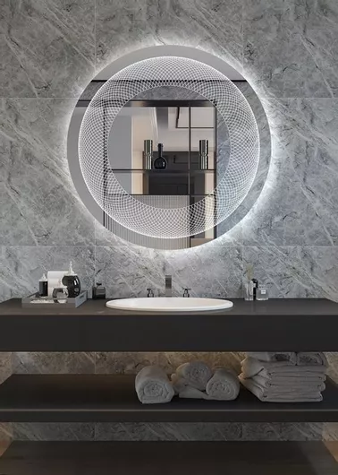 Καθρέπτης Μπάνιου Heri Xylo Led με Μήκος 90cm