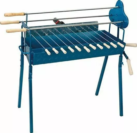 Ψησταριά Κάρβουνου Maninos Κυπριακή Φουκού 70x33cm Foukou+moter