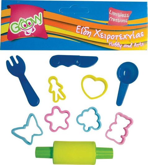 Καλούπια Πλαστελίνης Groovy για 3+ Ετών 10τμχ