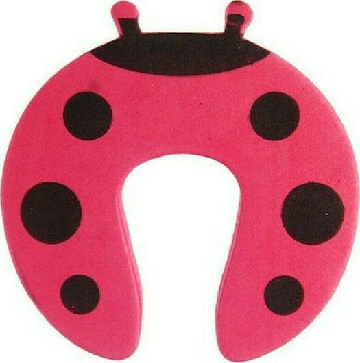 Loco Πασχαλίτσα Προστατευτικό Δακτύλου από Πόρτα από Αφρώδες Υλικό Κόκκινο