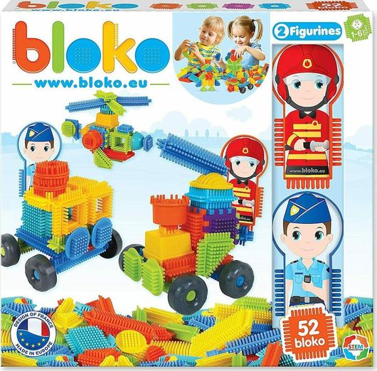 Τουβλάκια Bloko Bristles Σφηνοτουβλάκια για 1 - 6 Ετών 50τμχ