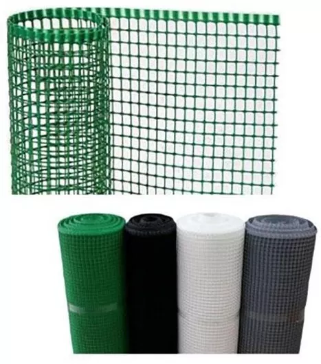 Πλέγμα Μπαλκονιού Πλαστικό Μαύρο