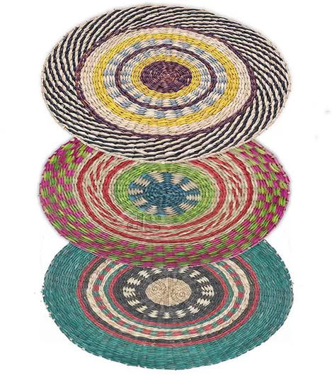 Σουπλά Zaros Ψάθινο 3τμχ