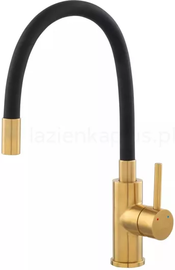 Μπαταρία Κουζίνας Karag Zumba Πάγκου Inox Μαύρο