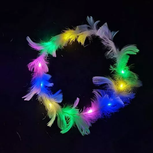 Rgb Φωτάκια Αποκριάτικη Στέκα Ροζ από Πλαστικό