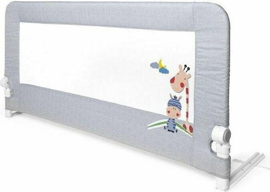 Interbaby Giraffe Πτυσσόμενο Προστατευτικό Κάγκελο Κρεβατιών από Ύφασμα Γκρι 150x70cm