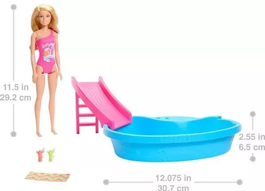 Barbie Εξωτική Πισίνα για 3+ Ετών