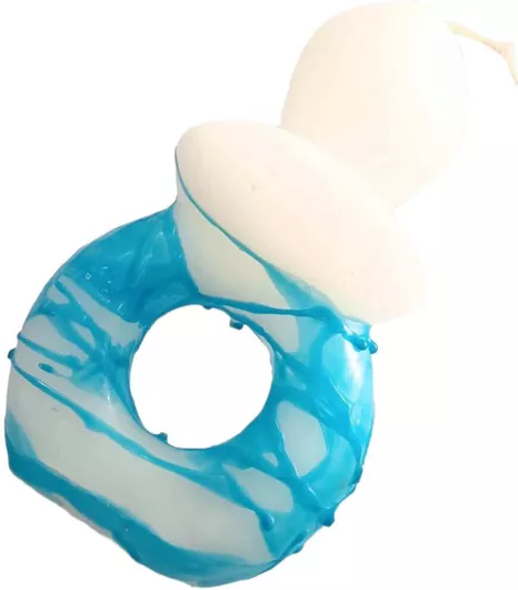 Πασχαλινή Λαμπάδα Στρογγυλή Χειροποίητη Μπλε