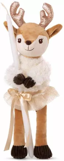 Λαμπάδα 20cm Ελάφι Φορεματάκι Amek Toys 010667