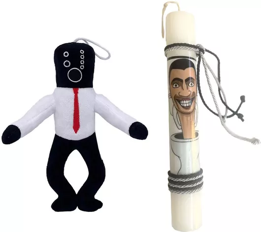 Παιχνιδολαμπάδα Skibidi Toilet Large Speakerman Σετ 25x3cm