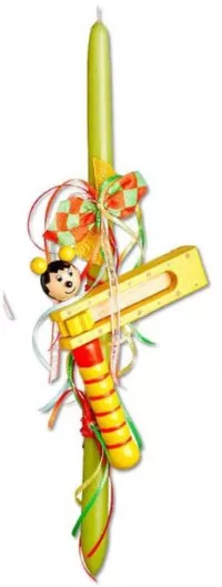 ΛΑΜΠΑΔΑ ΛΑΧΑΝΙ 40εκ ΜΕ ΞΥΛΙΝΗ ΡΟΚΑΔΑ