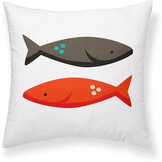 Μαξιλαροθήκη Decolores 50x50cm Κόκκινο