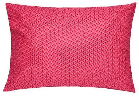 Σετ Μαξιλαροθήκες Kentia Olga A με Φάσα 50x70cm Κόκκινες