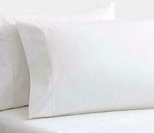 Σετ Μαξιλαροθήκες Linea Home με Φάσα 52x72cm Λευκό