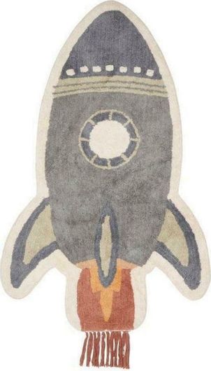 Παιδικό Χαλί Little Dutch Rocket Βαμβακερό 80x130cm