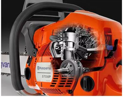 Husqvarna Αλυσοπρίονο Βενζίνης με Λάμα 45.72cm