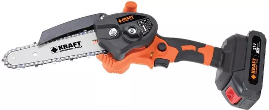 Αλυσοπρίονο Kraft Κλαδευτικό Μπαταρίας 21V 2x2Ah με Λάμα 15cm