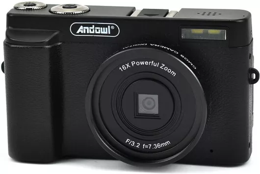Compact Φωτογραφική Μηχανή Andowl A1 8MP & Ανάλυση Video 2688 x 1520 pixels Μαύρη
