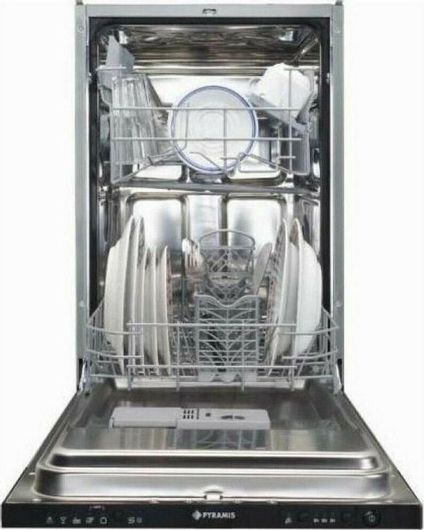 Πλυντήριο Πιάτων Pyramis DWF 45FI Πλήρως Εντοιχιζόμενο για 10 Σερβίτσια Π44.8xY82cm Λευκό