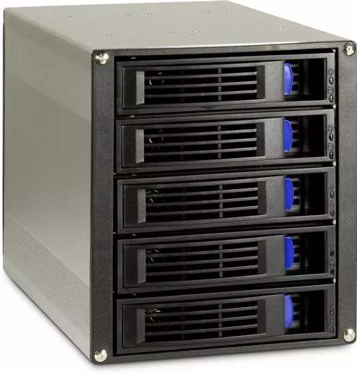 Inter-Tech ST-5255 Θήκη για 5 Σκληρούς Δίσκους 2.5" / 3.5" SAS / SATA III
