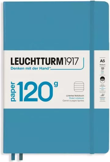 Σημειωματάριο Leuchtturm1917 Hardcover A5 Ριγέ με Λάστιχο