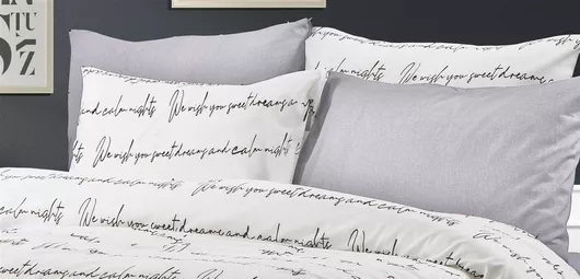 Σετ Μαξιλαροθήκες Dimcol με Φάσα 471 50x70cm Λευκό