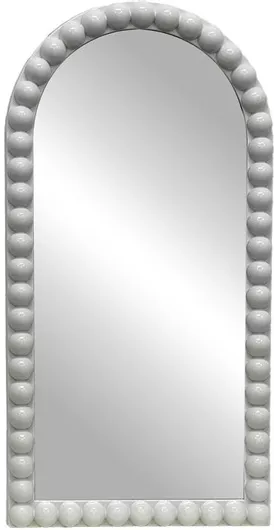 Καθρέπτης Τοίχου Pakketo Pavloval με Ασημί Πλαστικό Πλαίσιο 81x42cm