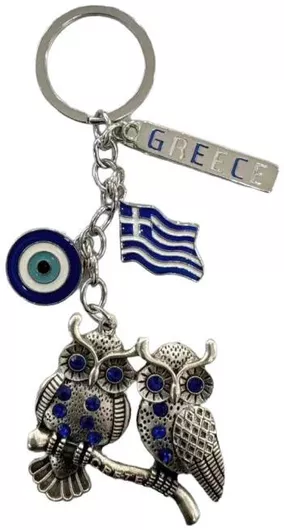Μπρελόκ Τουριστικό Souvenir – Σετ 12pcs – Ματάκι Greece – 281027 – 281027