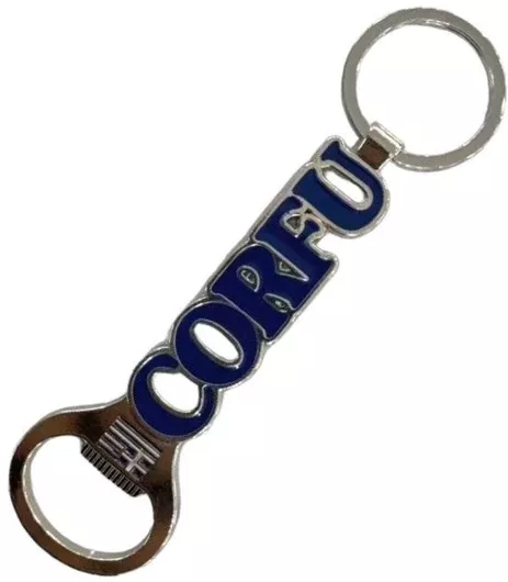 Μπρελόκ Τουριστικό Souvenir Ανοιχτήρι Σετ 12pcs Corfu 28025