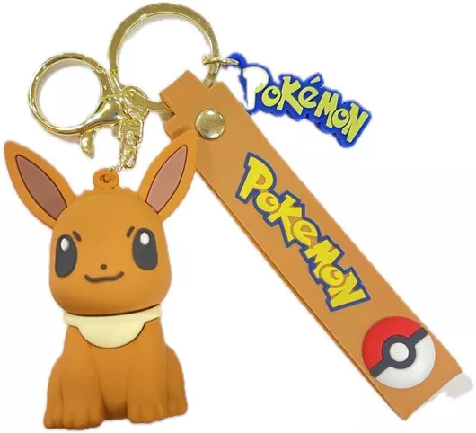Μπρελόκ Καοτσούκ Eevee 3d Pokemon