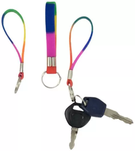 Pride Lgbt Flag Silicone Keychain
