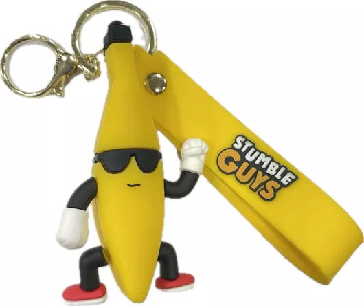 Μπρελόκ Καοτσούκ Stumble Guys Banana Κίτρινο
