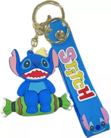 Μπρελόκ Καοτσούκ Stitch Καραμέλα Μπλε