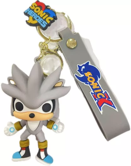 Μπρελόκ Καοτσούκ Sonic Γκρι