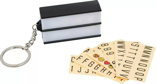Μπρελόκ Thumbs Up Με Φως Lightbox Αναγραφή Μηνυμάτων Led